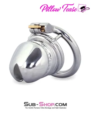 0642M      Penis Head High Security Steel Cock Cage Chastity