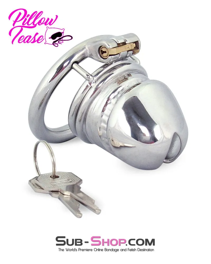 0642M      Penis Head High Security Steel Cock Cage Chastity