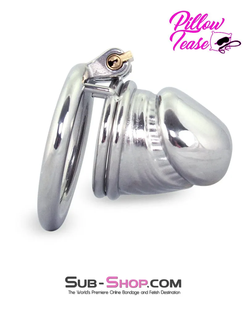 0642M      Penis Head High Security Steel Cock Cage Chastity