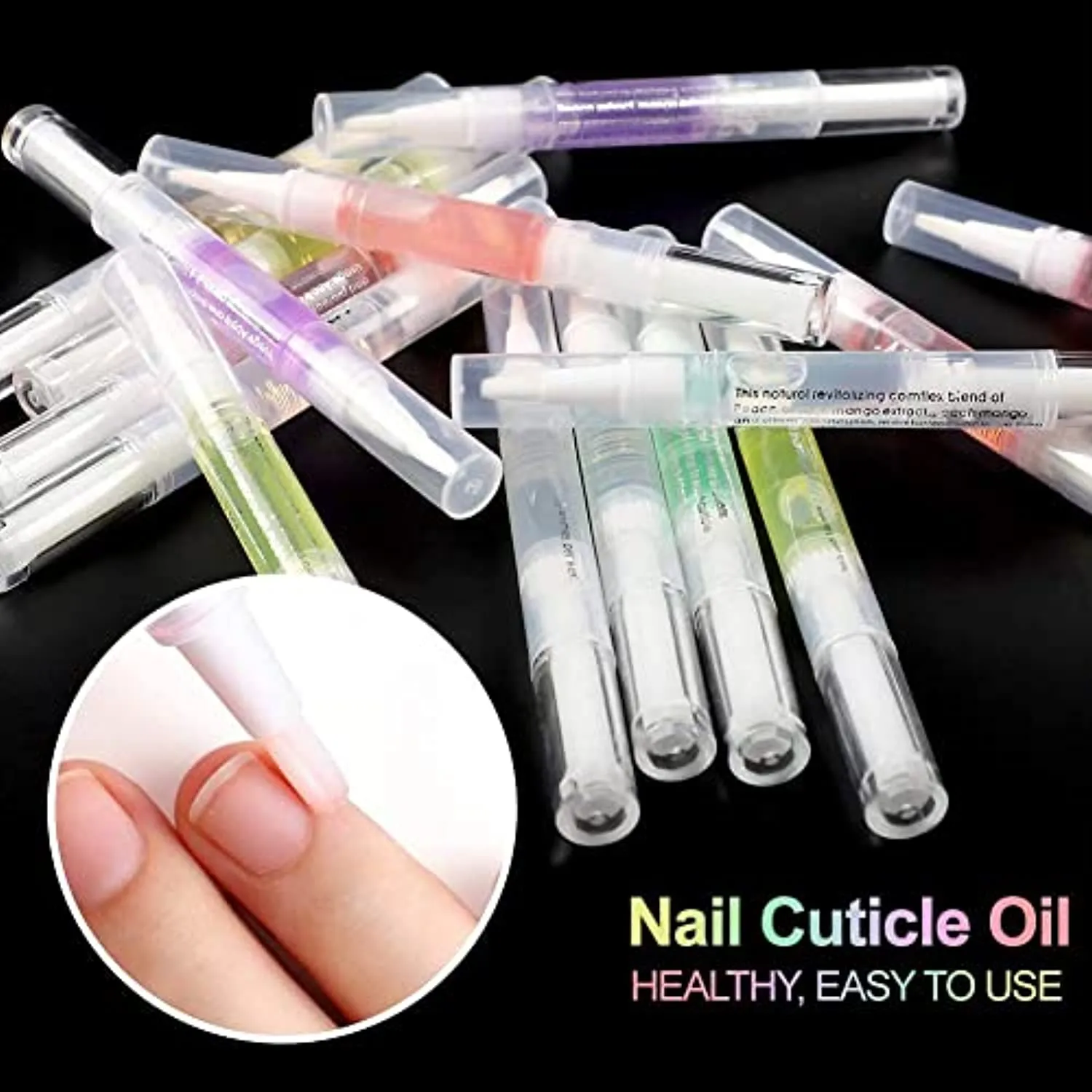 10pcs Cuticle Oil Pen and 20pcs Nail Glue