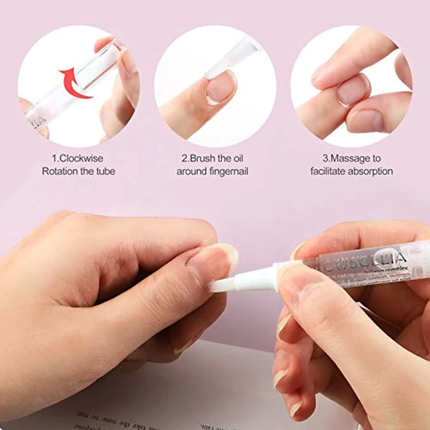 10pcs Cuticle Oil Pen and 20pcs Nail Glue