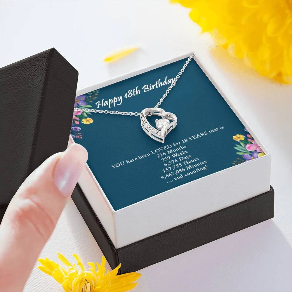 18th Birthday Gifts For Girls, 18th Birthday Gift Girl, 18th Birthday Necklace