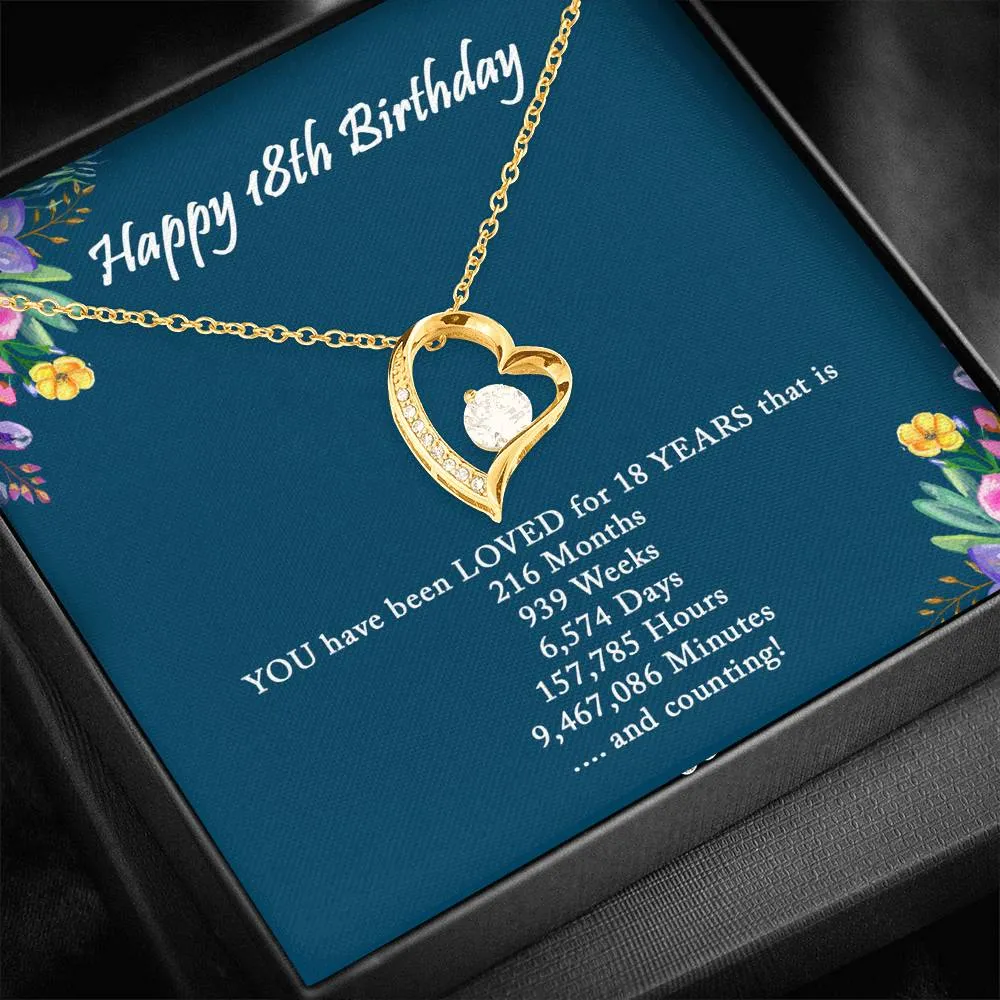 18th Birthday Gifts For Girls, 18th Birthday Gift Girl, 18th Birthday Necklace