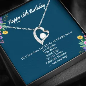 18th Birthday Gifts For Girls, 18th Birthday Gift Girl, 18th Birthday Necklace