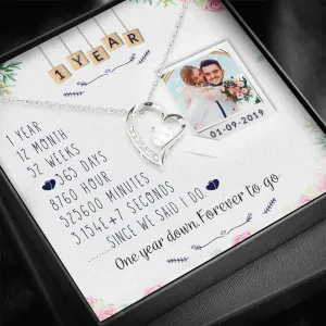 1st Anniversary Gift For Wife, 1 year Anniversary Gift For Wife, 1st Year Wedding Anniversary Gift