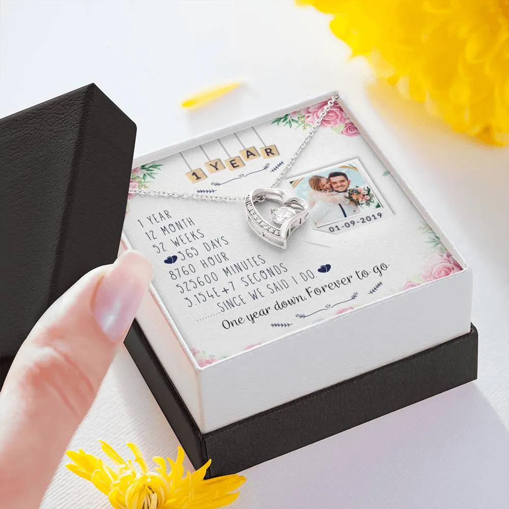1st Anniversary Gift For Wife, 1 year Anniversary Gift For Wife, 1st Year Wedding Anniversary Gift