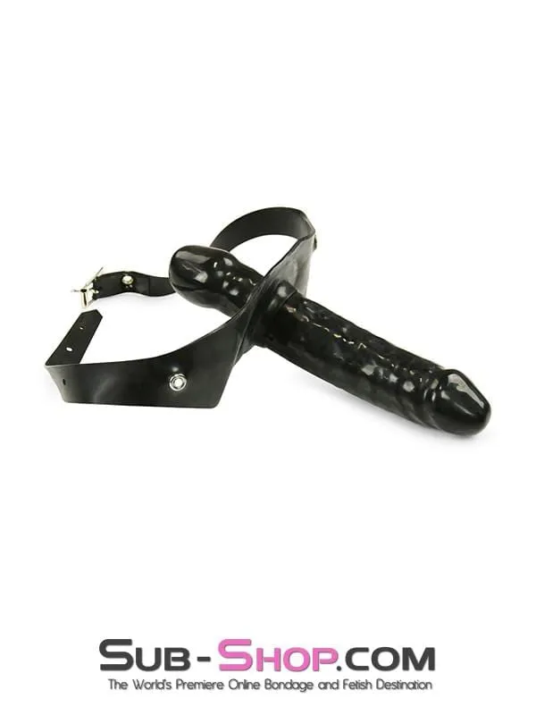 2484D      Latex Double Penis Gag