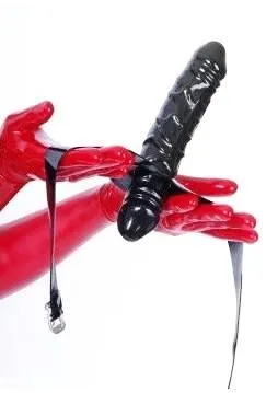 2484D      Latex Double Penis Gag
