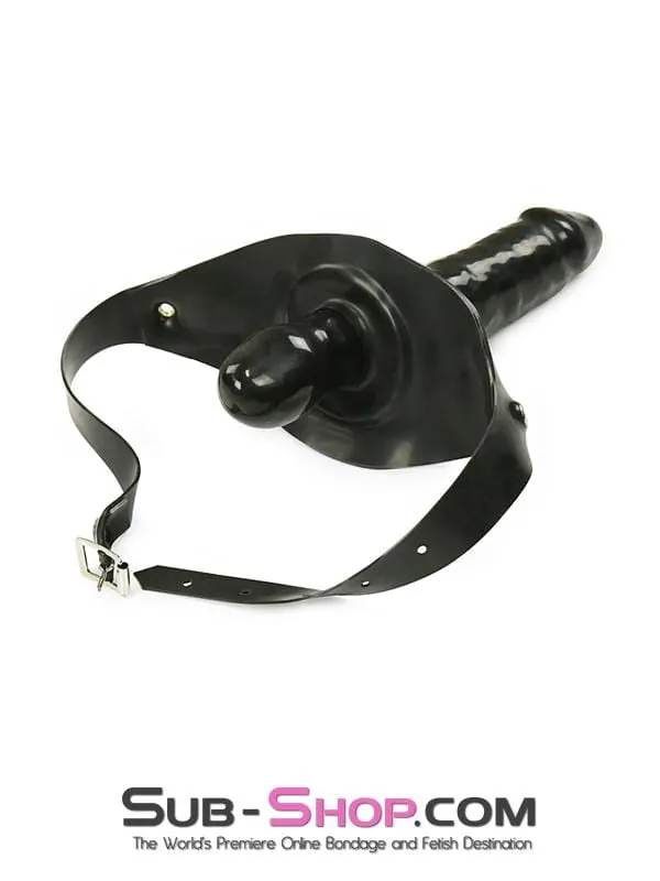 2484D      Latex Double Penis Gag