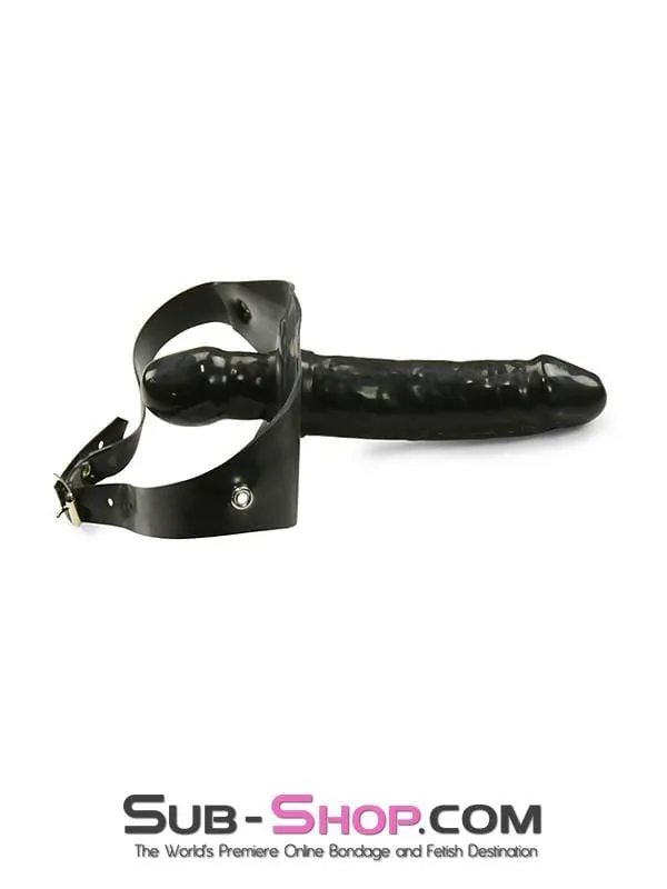 2484D      Latex Double Penis Gag