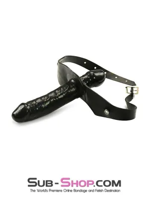 2484D      Latex Double Penis Gag