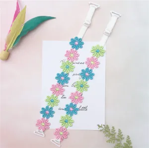 3 Color Daisy Bra Strap