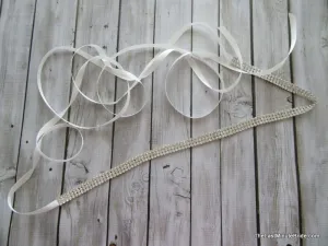3 Row Rhinestone Beaded Belt Style: Milan