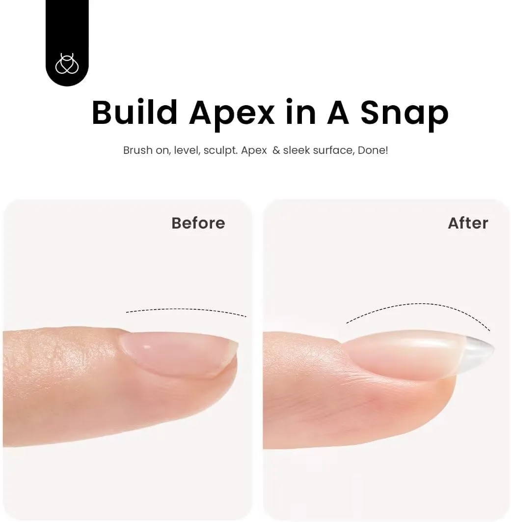 7 in 1 Clear Builder Nail Gel Set 2 Pcs 15ml