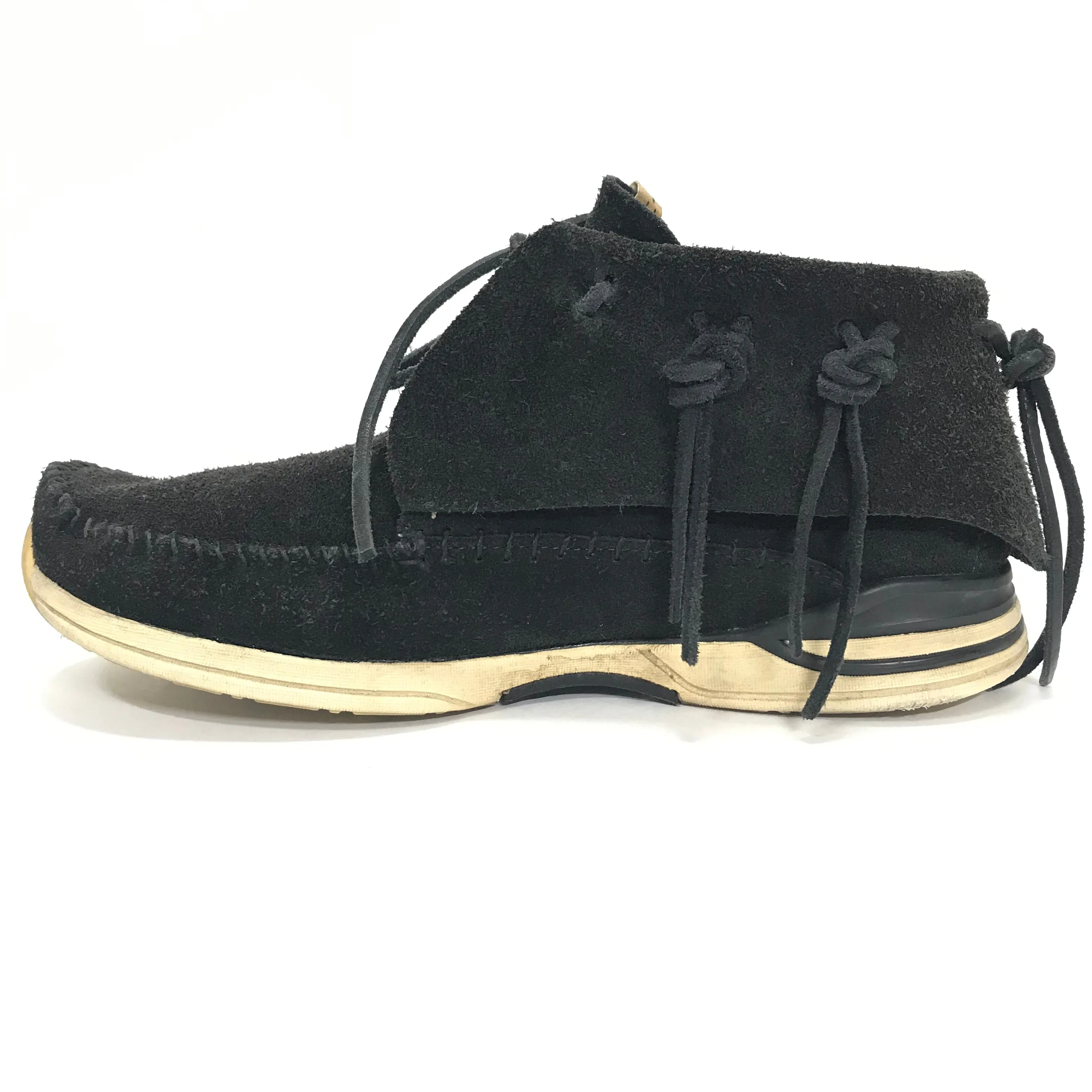 [9] Visvim FBT Lhamo Folk Suede Black