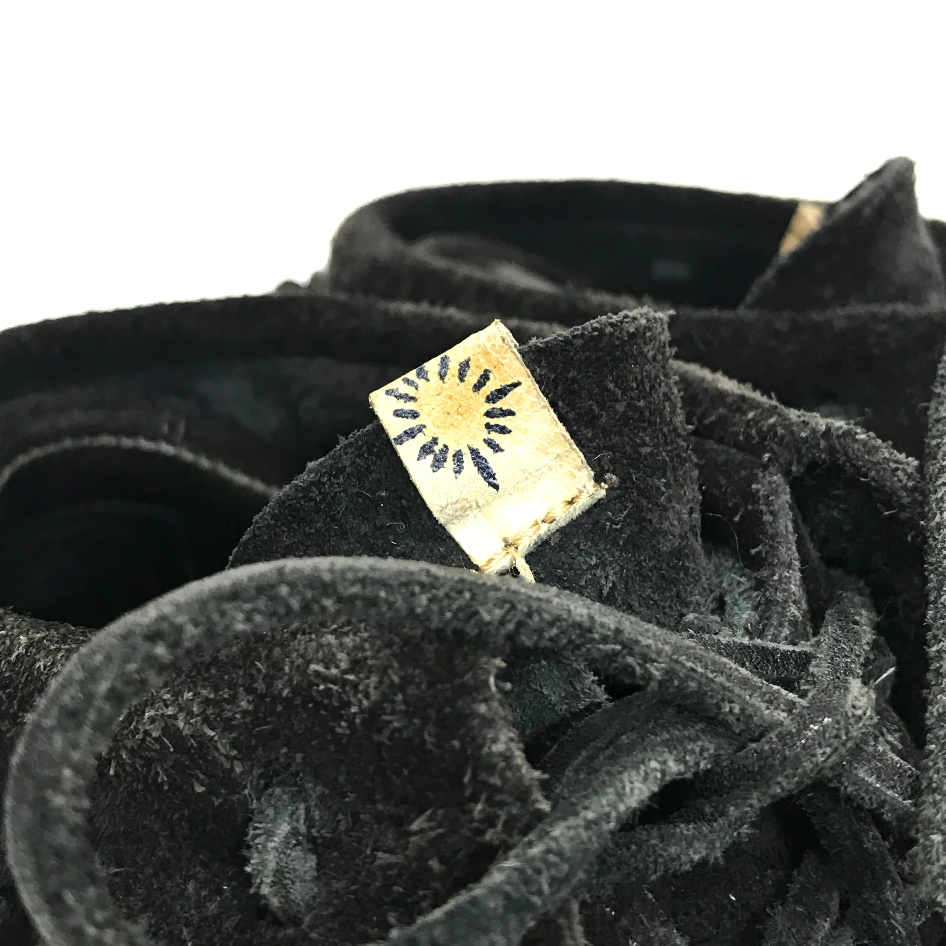 [9] Visvim FBT Lhamo Folk Suede Black