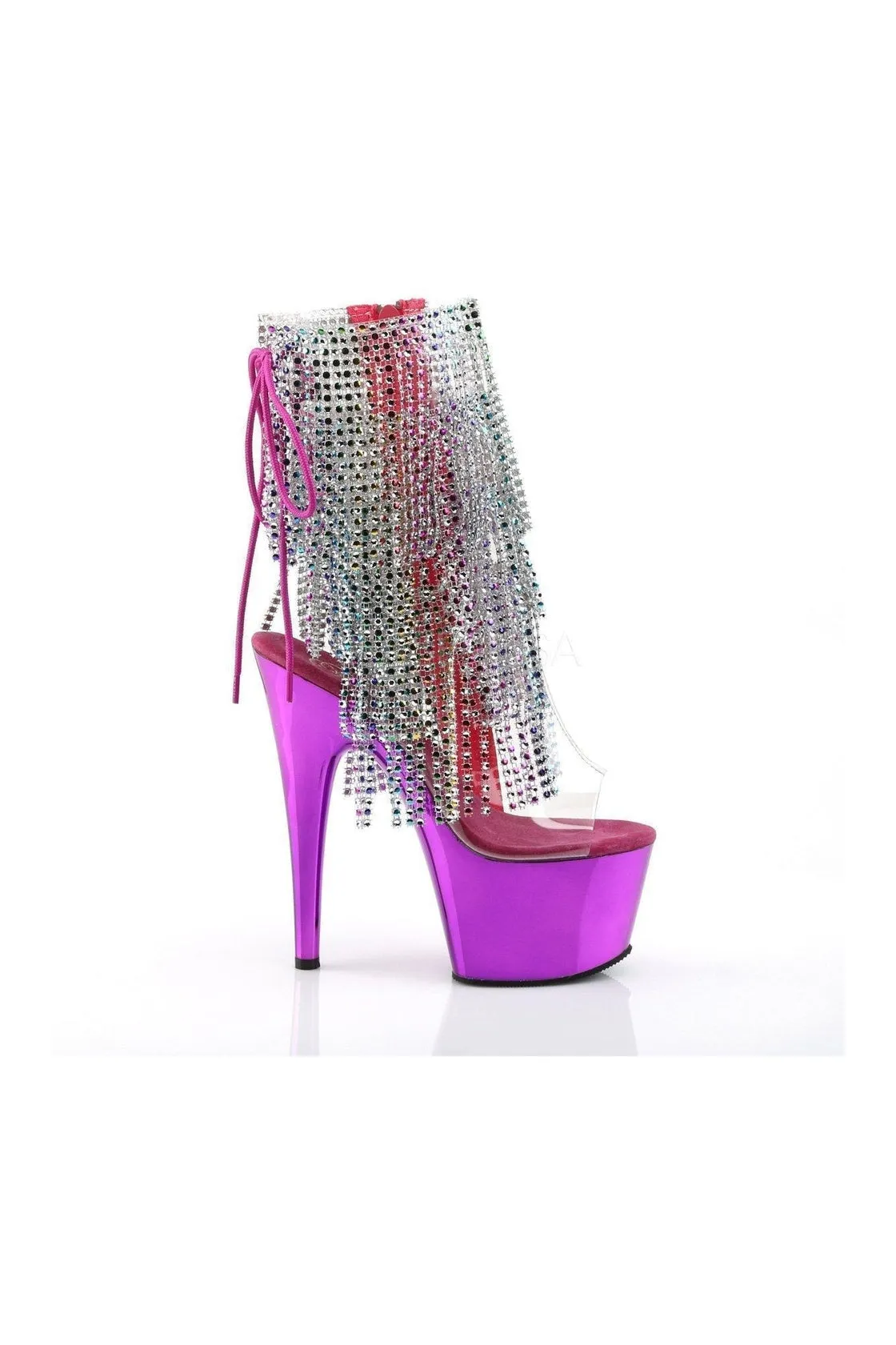 ADORE-1017RSF Platform Boot  | Clear Vinyl