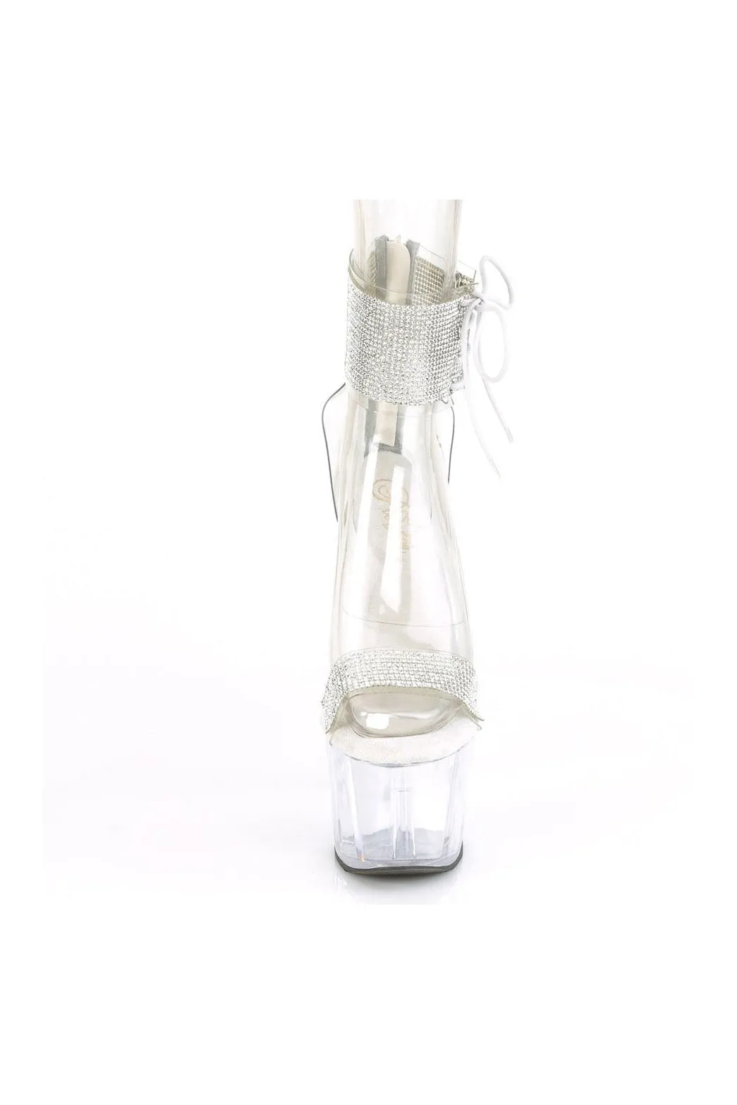 ADORE-727RS Exotic Sandal | Clear Vinyl