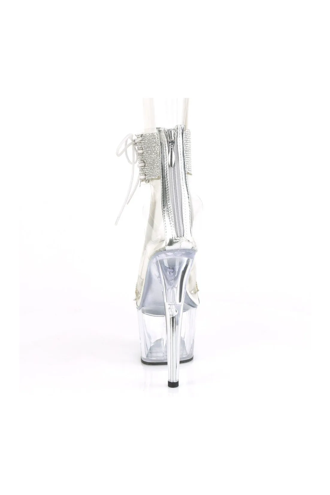 ADORE-727RS Exotic Sandal | Clear Vinyl