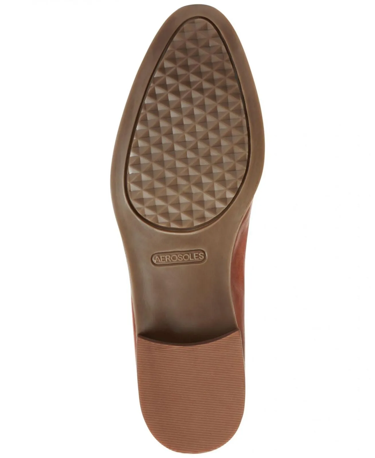 Aerosoles Womens East Side Loafer Shoes EAST SIDE Dark Tan Leather Brown 10M