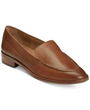 Aerosoles Women's East Side Loafer Shoes EAST SIDE Dark Tan Leather Brown 11M