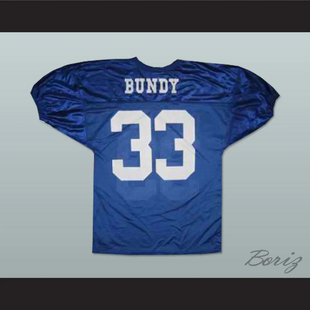 Al Bundy 33 Polk High Blue Football Jersey