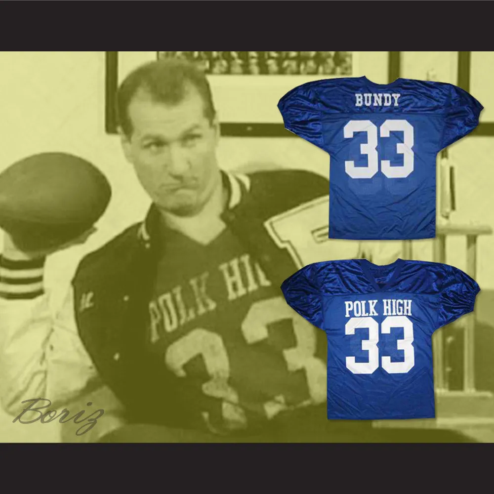 Al Bundy 33 Polk High Blue Football Jersey