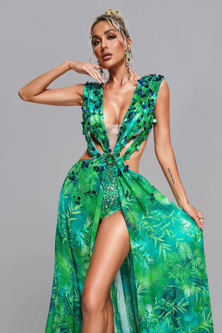 Aura Rhinestone Maxi