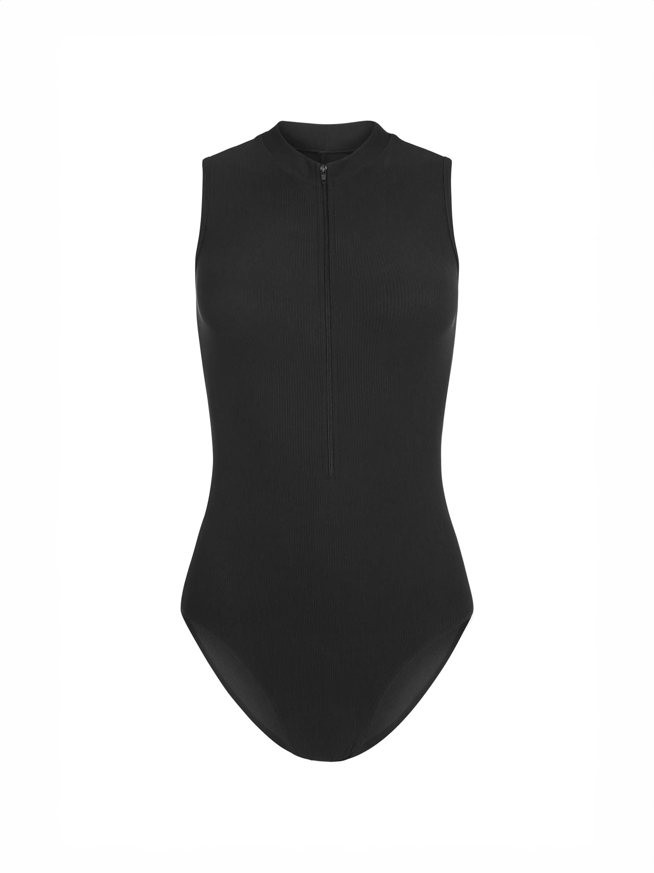 Aura Total Black Leotard