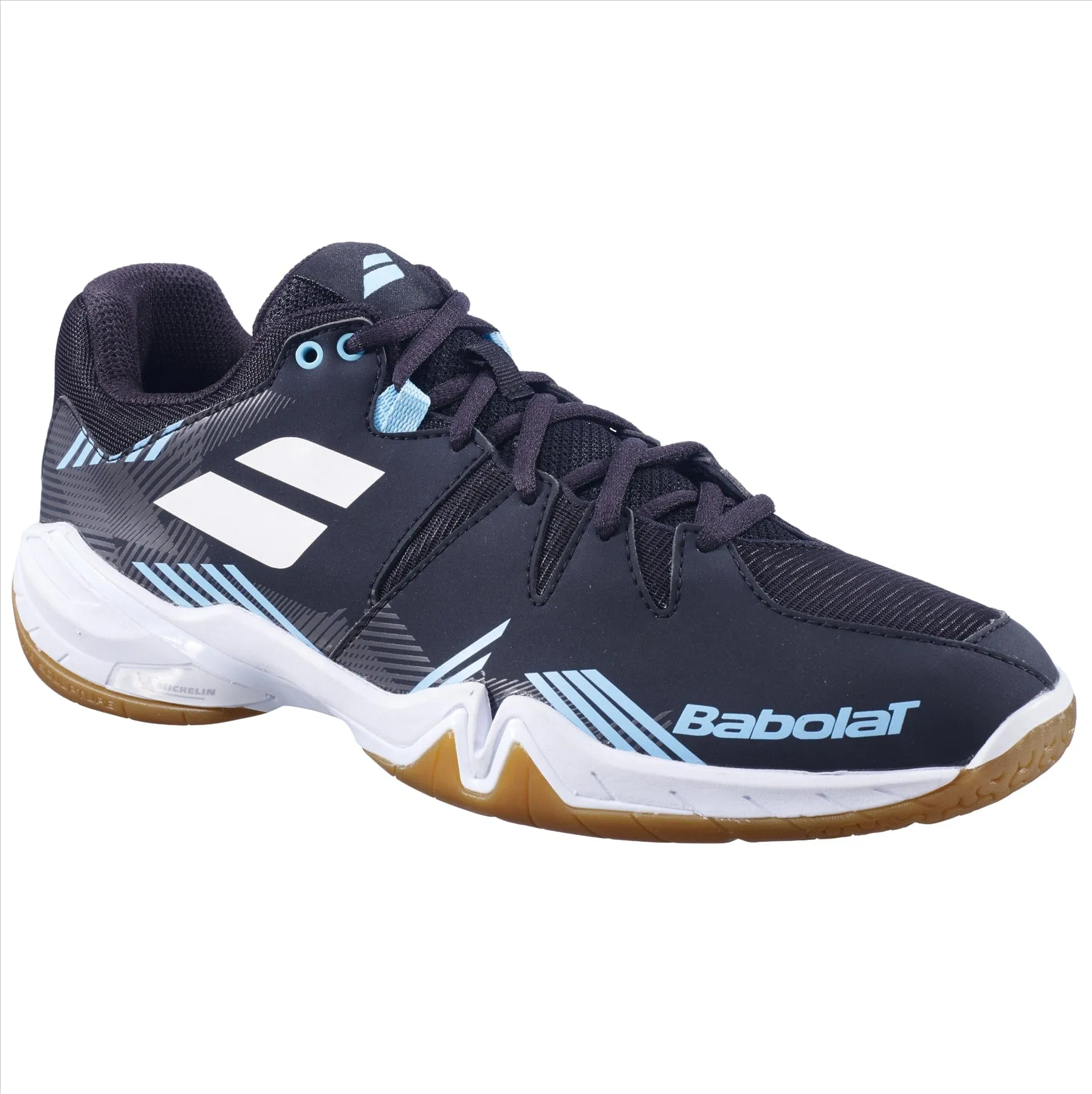 Babolat Shadow Spirit 2023 Mens Badminton Shoes - Black / Light Blue