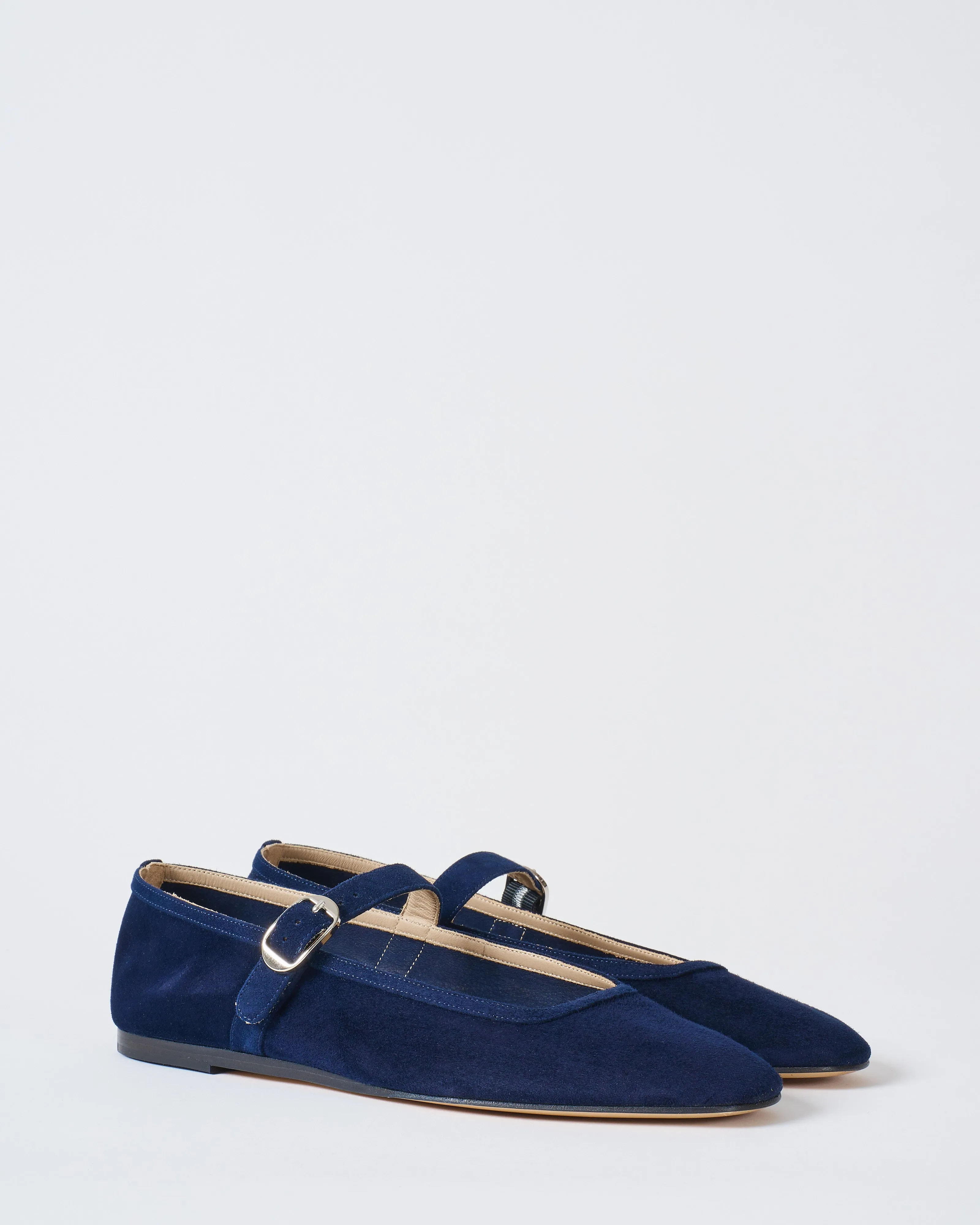 ballet mary jane suede
