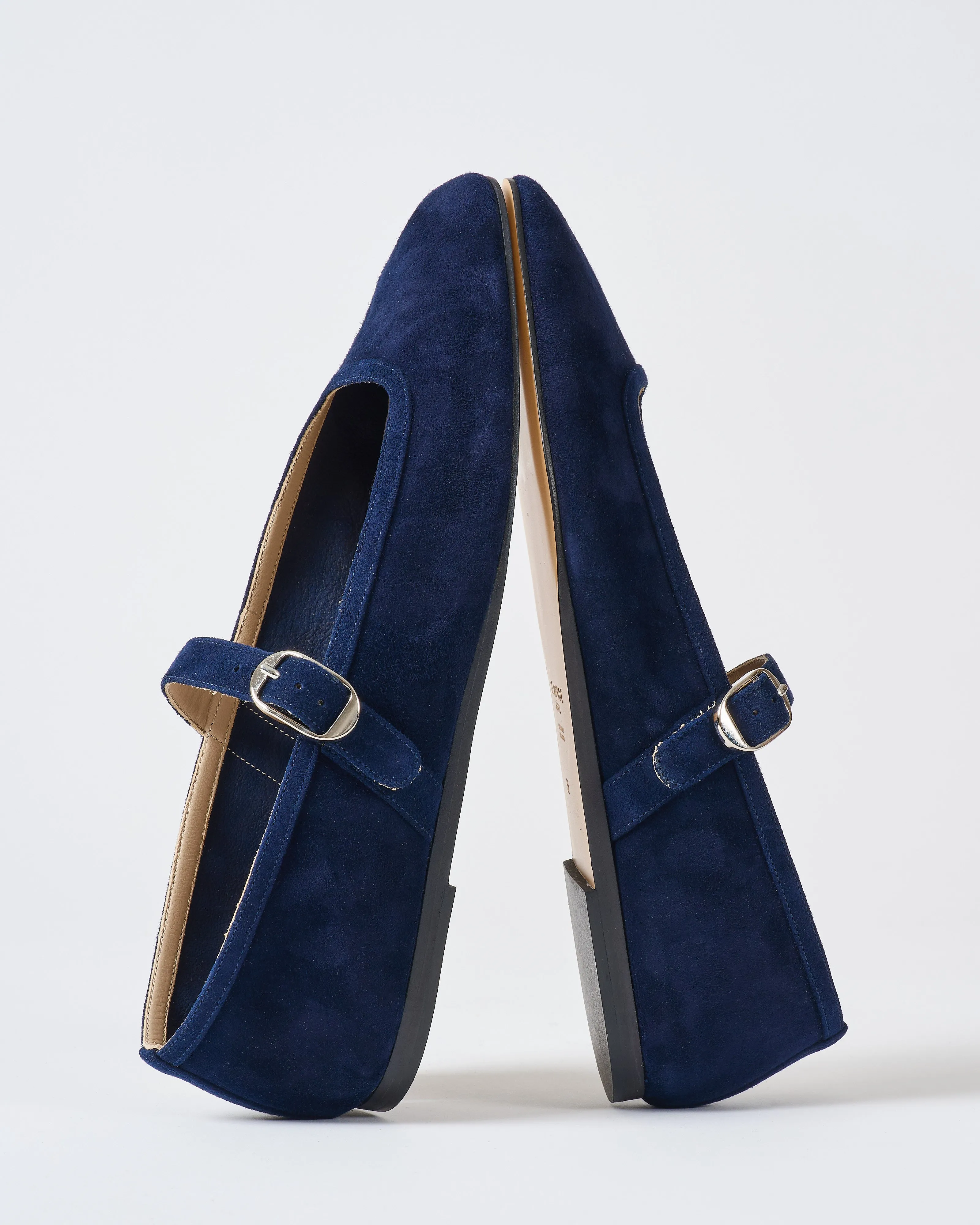 ballet mary jane suede
