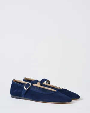 ballet mary jane suede