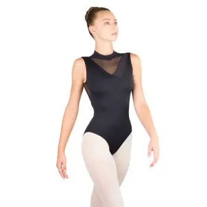 Ballet Rosa Ilaria High Neck Zip Back Leotard - Womens