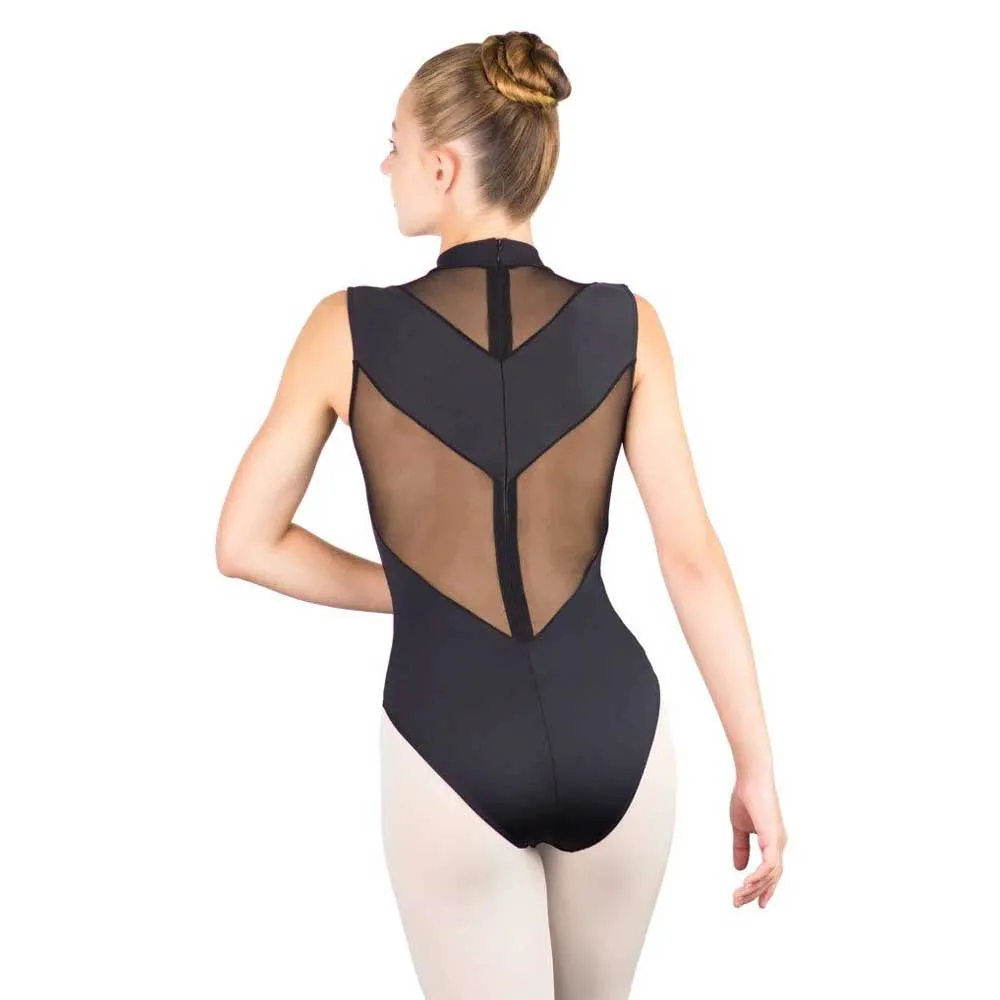 Ballet Rosa Ilaria High Neck Zip Back Leotard - Womens