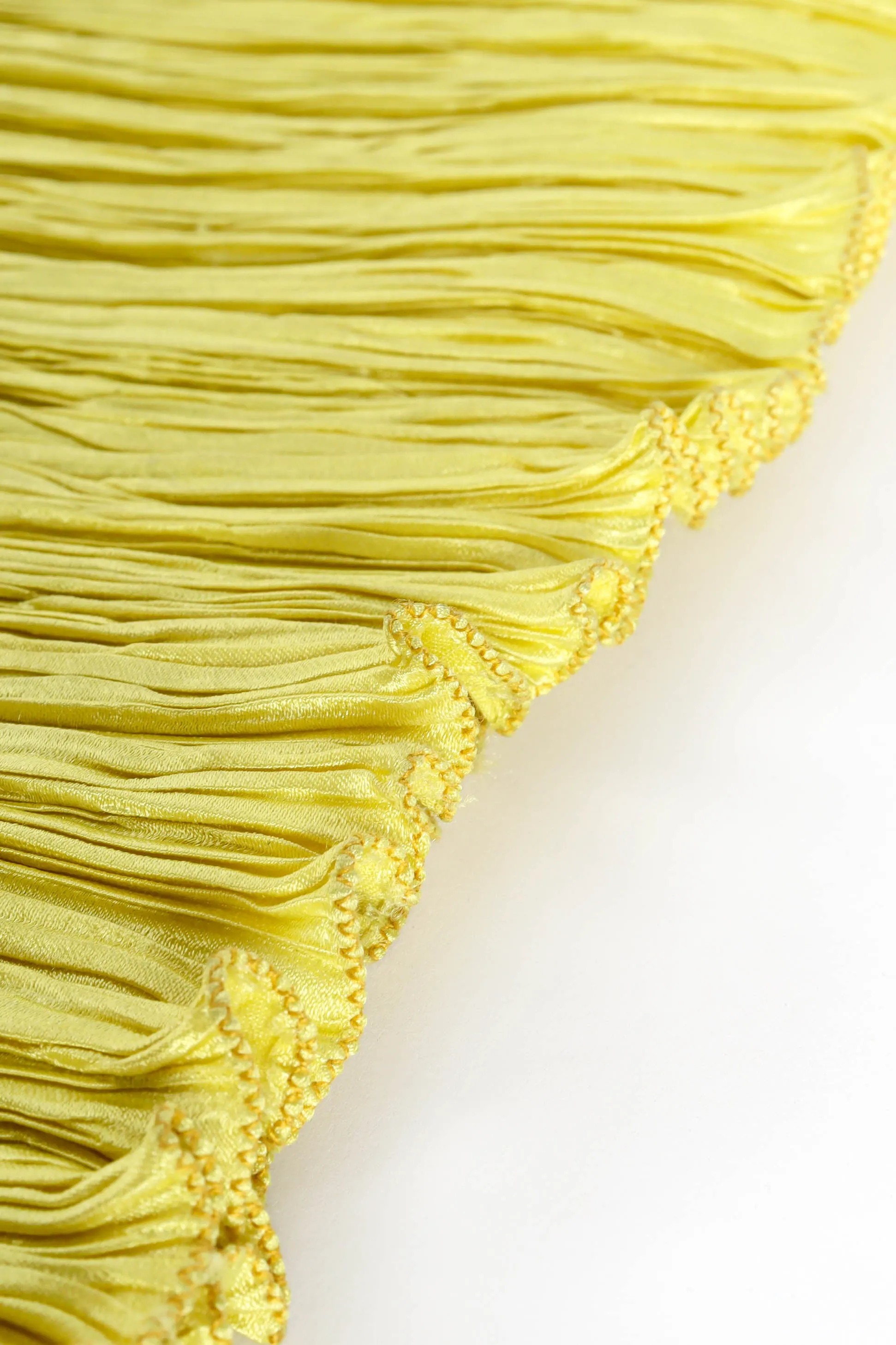 Beaded Crinkle Pleat Halter Dress