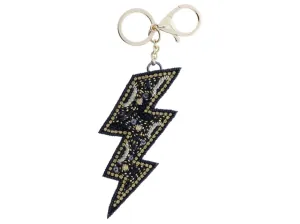 Beaded Lightning Bolt Keychain