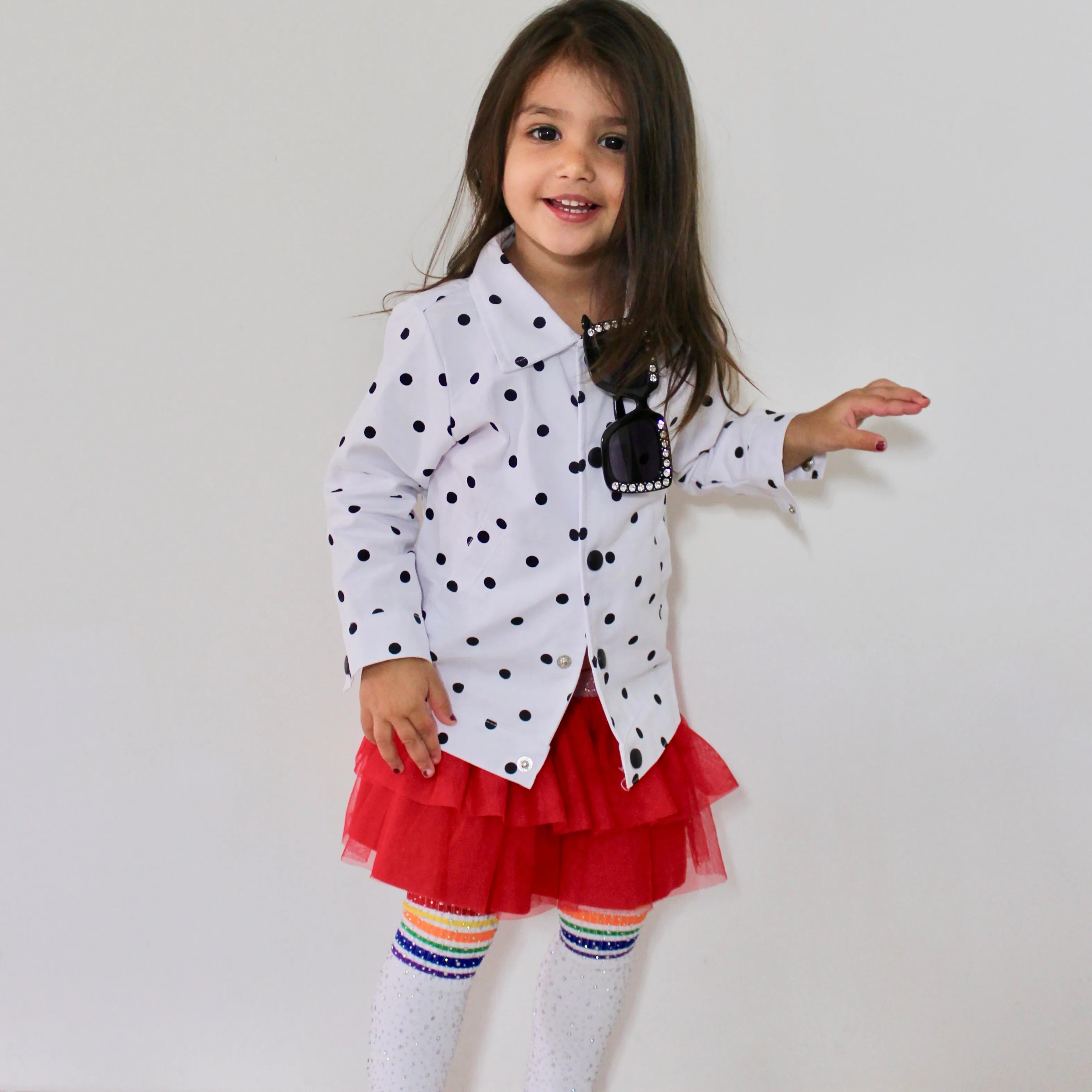 Bedazzled Rhinestone Knee High Tights Socks for KIDS