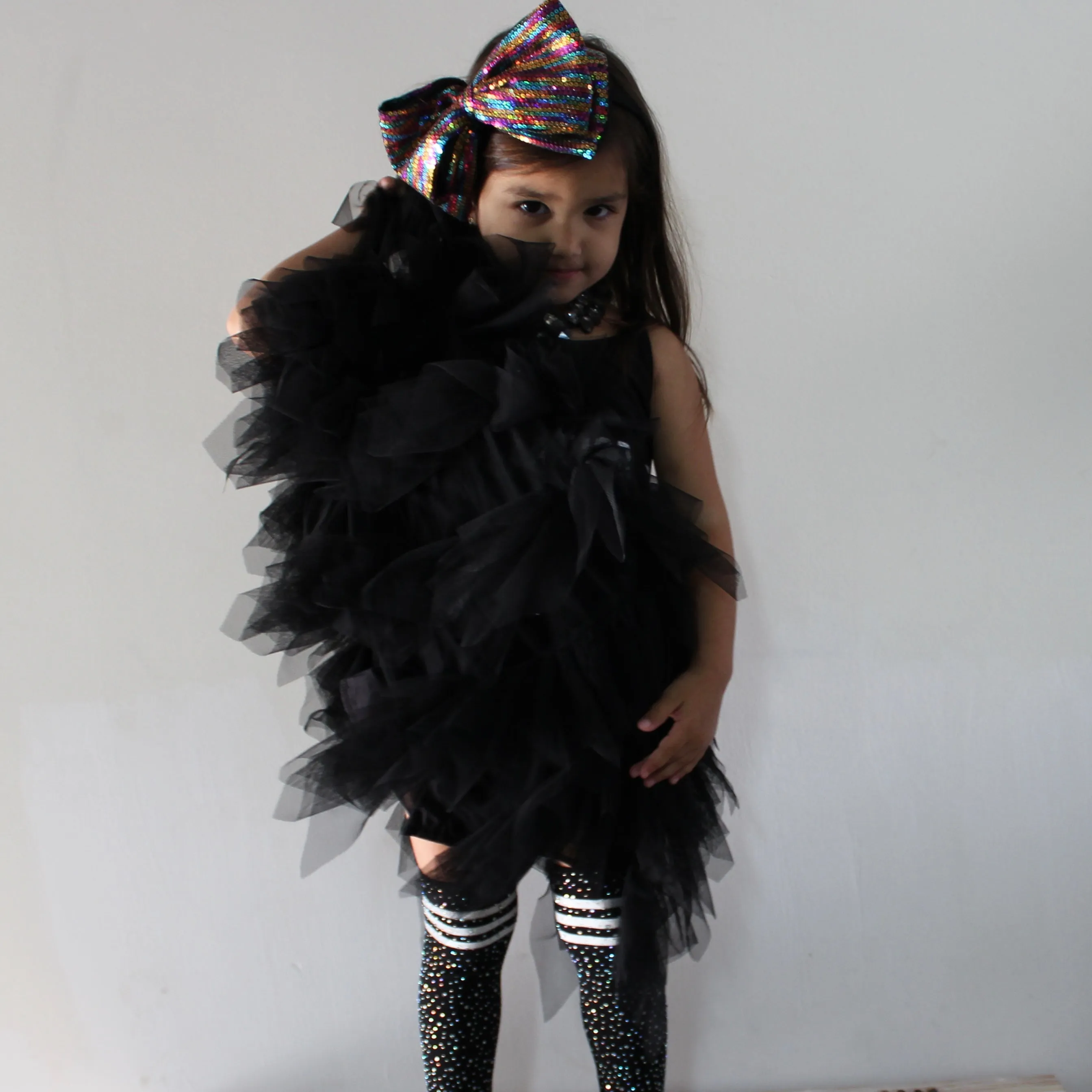 Bedazzled Rhinestone Knee High Tights Socks for KIDS