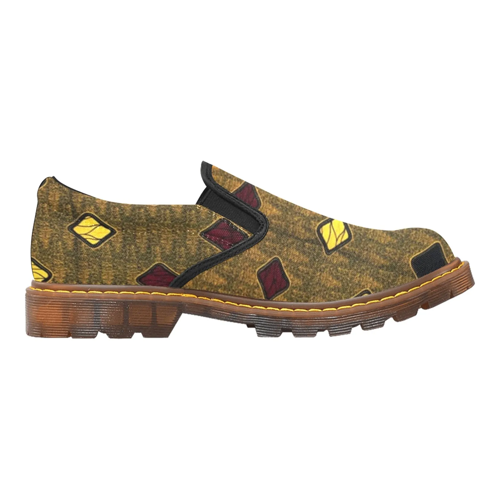 Belo  African Print Men's Slip-on Loafers