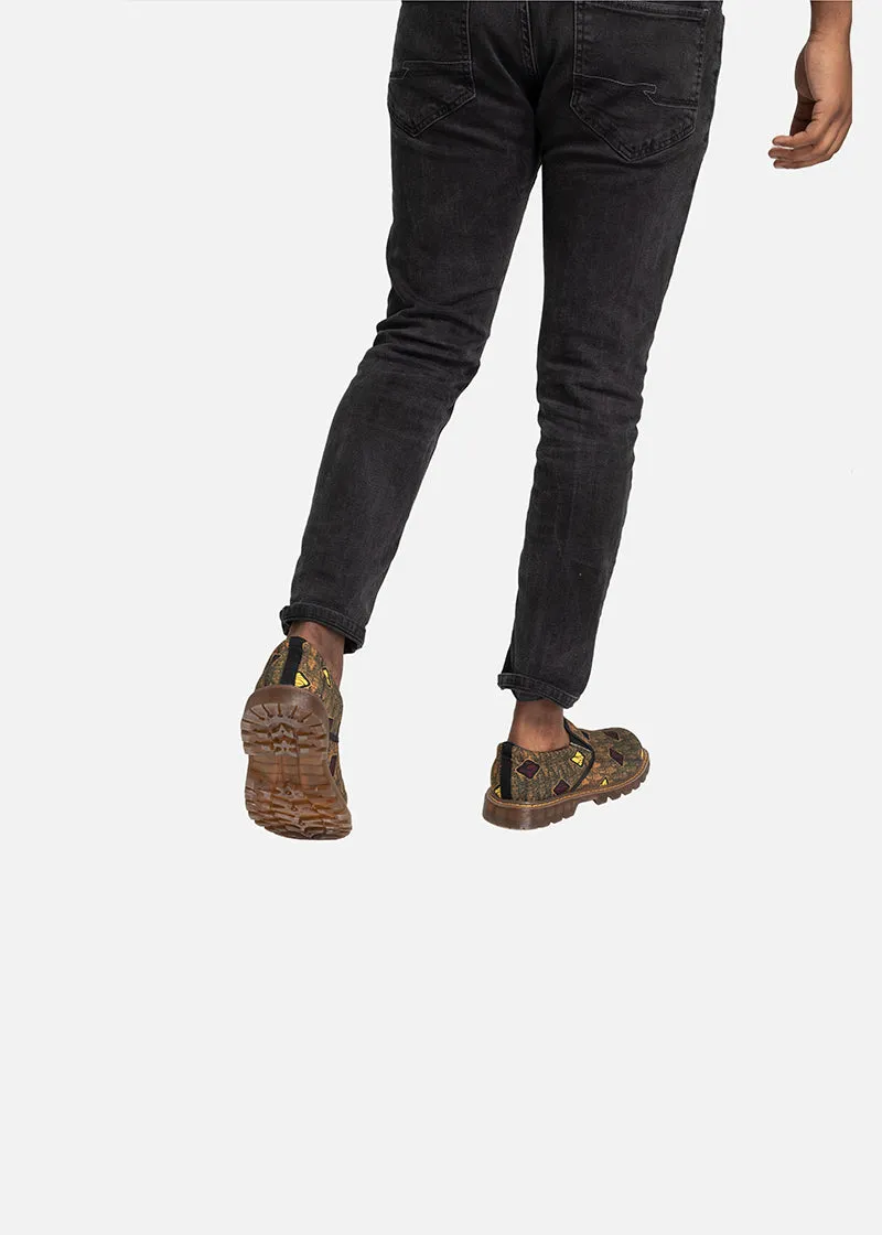Belo  African Print Men's Slip-on Loafers