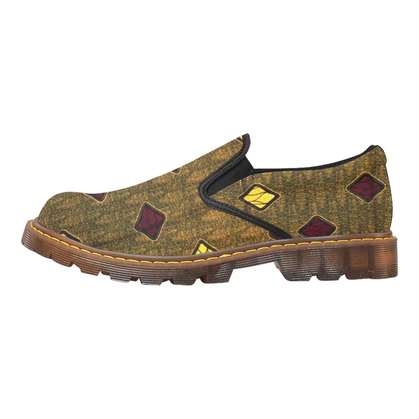 Belo  African Print Men's Slip-on Loafers