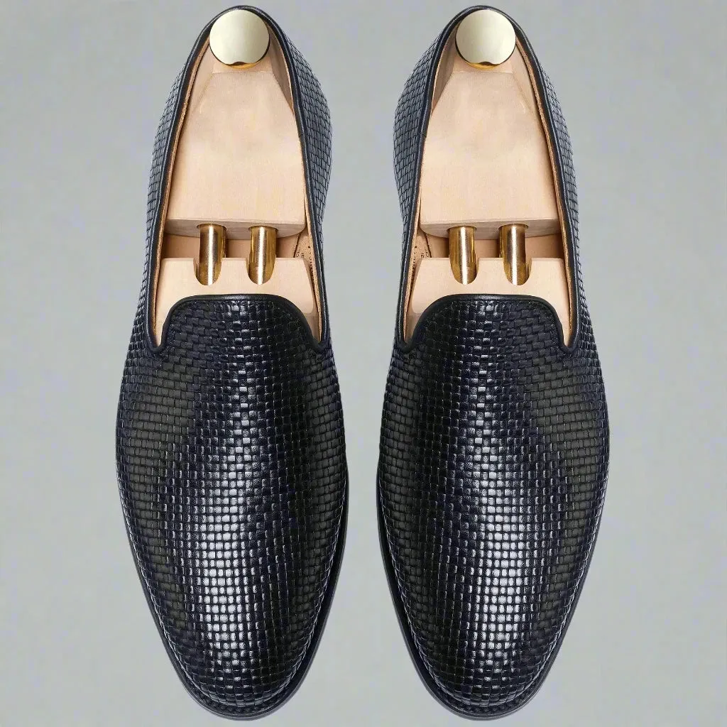 Black Leather Bexley Loafers - Loafers Shoes