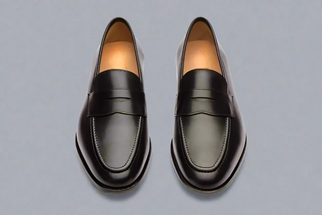 Black Persephone Slip On Unlined Loafers - Loafers Shoes