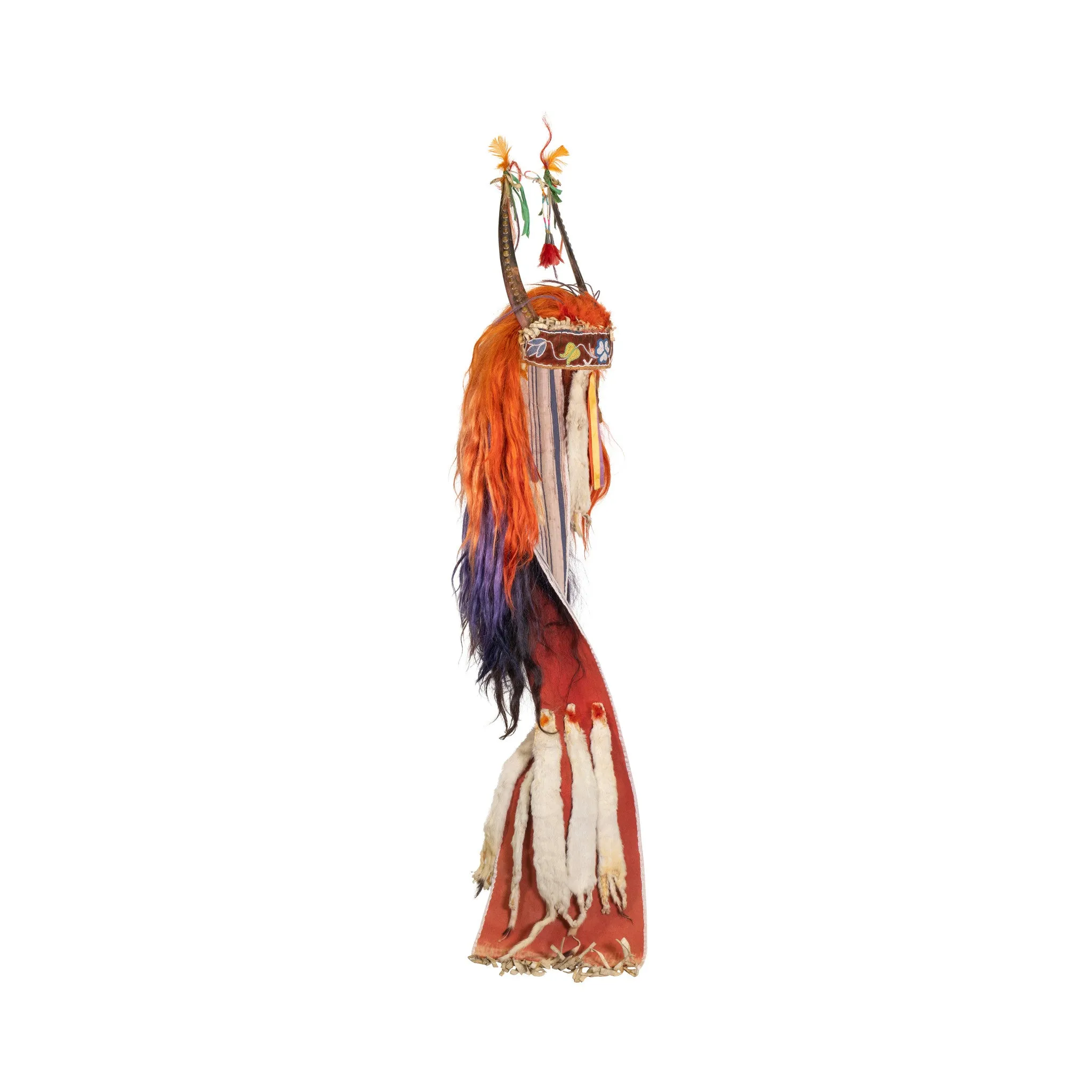 Blackfeet Split Horn Headdress