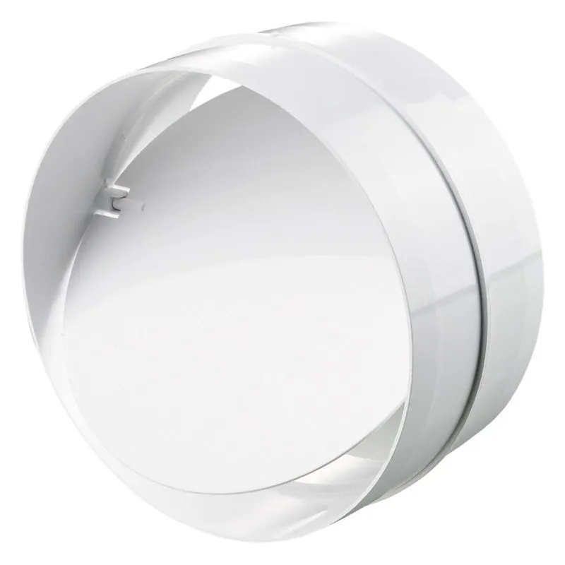 Blauberg Plastic Circular In-line Back Draught Shutter - 125mm