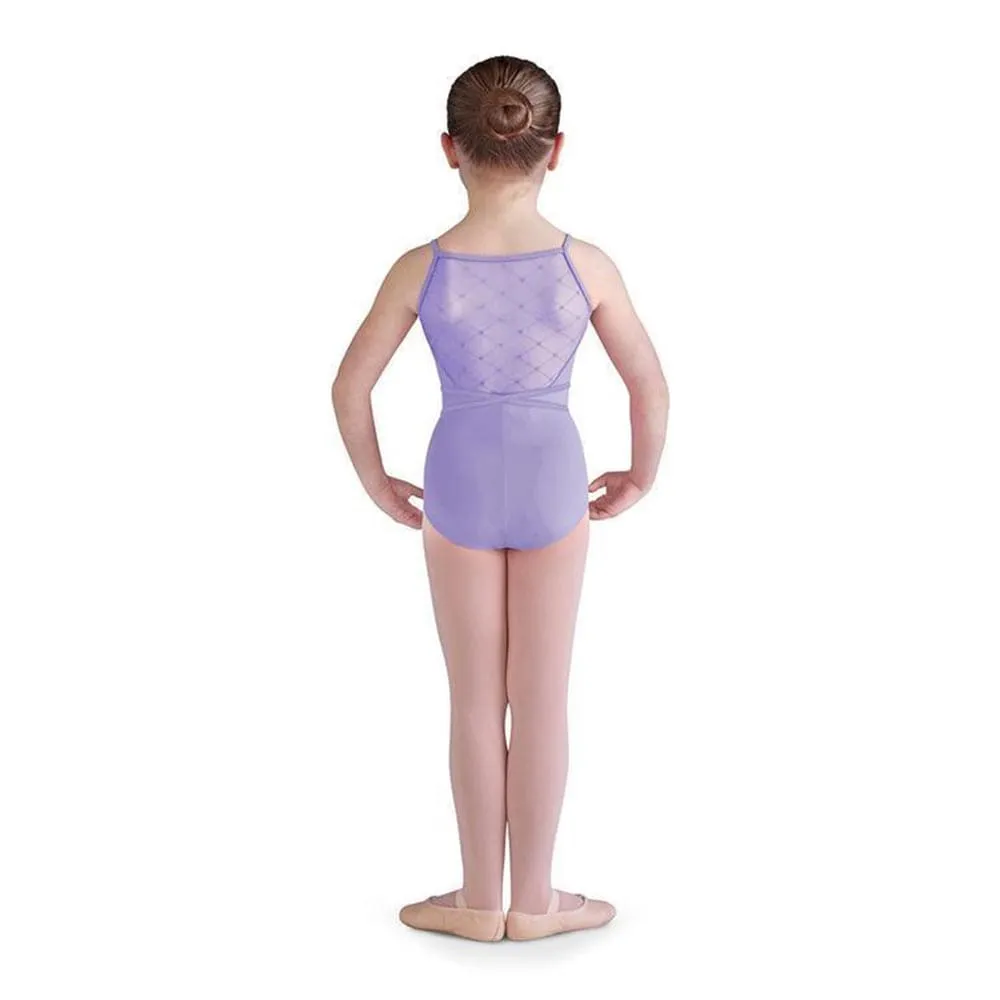 Bloch Diamond Heart Mesh Back Dance Leotard - Girls