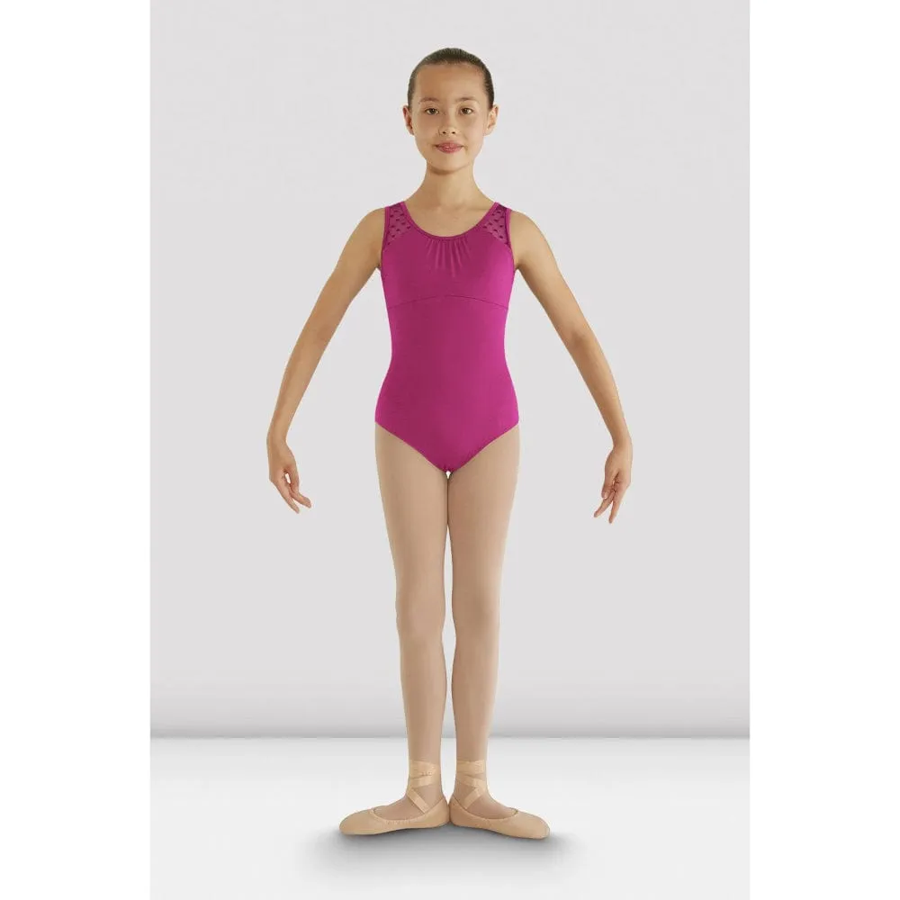 Bloch Heart Mesh Leotard - CL7905 - Girls
