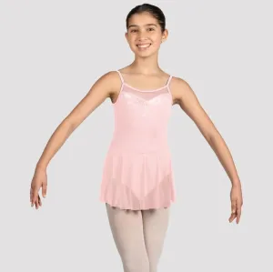 Bloch Mirella Pink Glow Scoop Neck Skirted Leotard