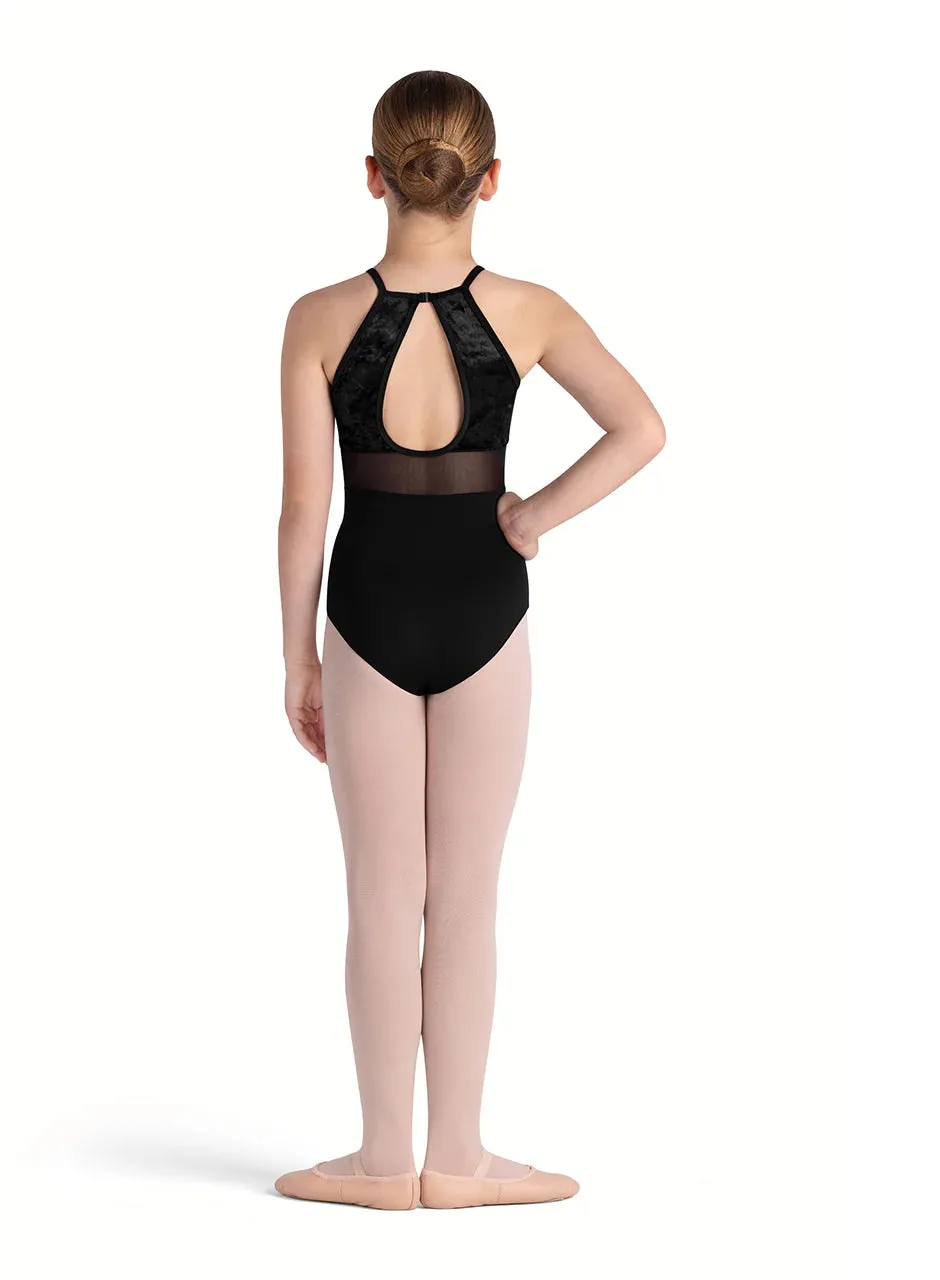 Bloch Rosie Mesh Back Halter Leotard  - Childs